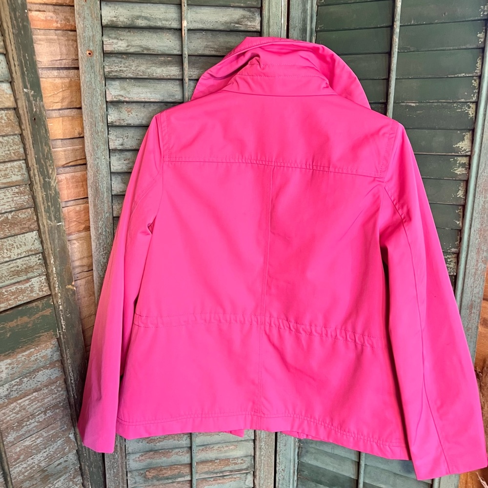 Talbots Jacket Pink Polyester Size 6 - image 7